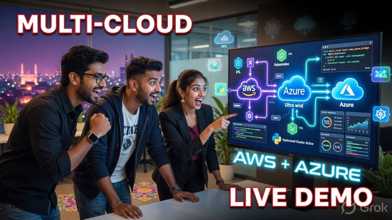 Zero to Multi-Cloud Hero: AWS Azure DevOps SRE Linux Python Full Demo 2026 | Cloudsoft #MultiCloud