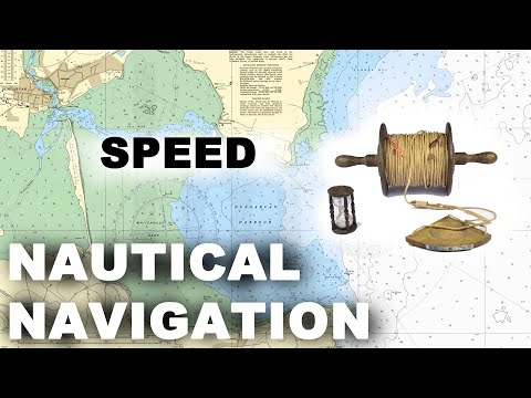 Nautical navigation. Chapter 6. Speed measurement. knots, speed log.
