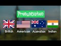 American Accent Vs British Accent Vs Indian Accent Vs Australian Accent