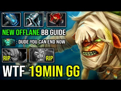 CRAZY Offlane Bristleback Guide | 19Min GG Deleted WK Imba Quill with Hammer + Eternal Shroud DotA 2
