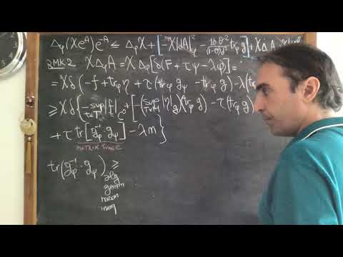 Simone Calamai - 6of8 - Constant Scalar Curvature Kähler metric (CscK) problem: A priori estimates
