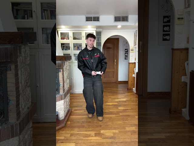 Vídeo relacionado con Mono negro de estilo holgado y moderno para hombre, pantalones retro juveniles y populares para hombre - Negro - M