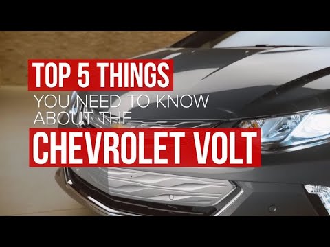 Five things you need to know about the 2017 Chevy Volt
