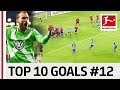 Top 10 Goals - Players with Jersey Number 12