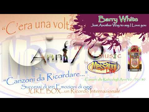 Just another way to say i love you ⭐ Barry White