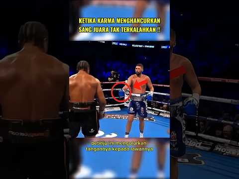 karma sang juara sombong #boxing #tinju #mma #ufc #shorts