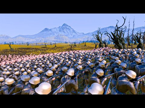 15000 Afrika Corp 3s VS 18700 Dwarf Swordsmans .Ultimate Epic Battle Simulator 2