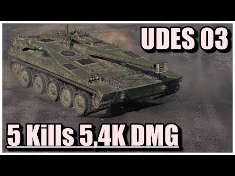 World of Tanks UDES 03 - 5 Kills 5,4K Damage Highway
