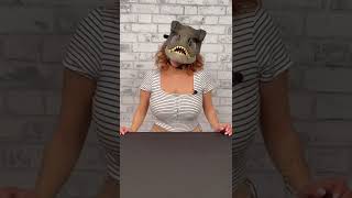 JURASSIC WORLD DOMINION T-REX MASK!🦖 #shorts