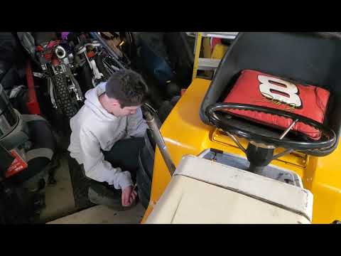 CUB CADET 126 Pulling tractor build series part 2