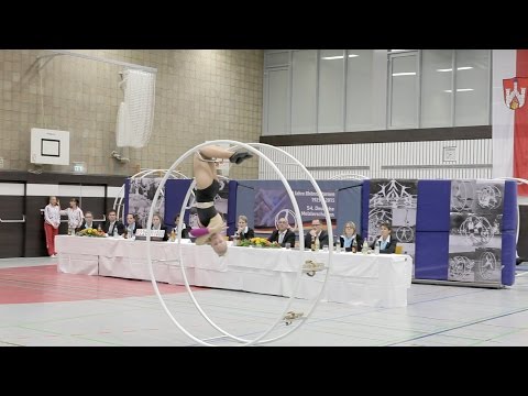 Deutsche Meisterschaften in Rhönradturnen 2015 Finale Gerade Frauen 3. Platz