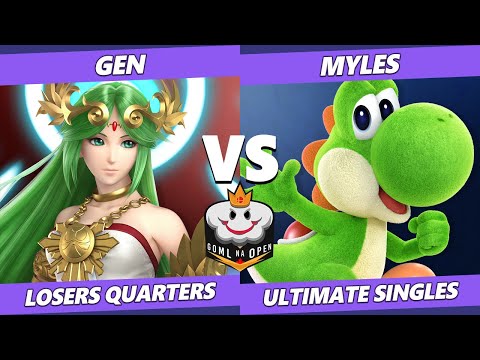 GOML NA Open Northeast USA Losers Quarters - Gen (Palutena) Vs. Myles (Yoshi) Ultimate SSBU