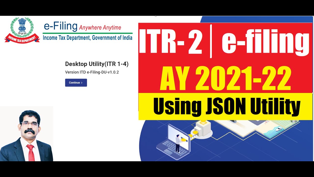 How to File ITR 2 for AY 202122 with JSON Utility How to import Pre