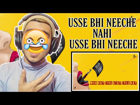 Mun Kay Fire - Rap Demon | Talha Anjum (Official Lyric Video) | REACTION | PROFESSIONAL MAGNET |