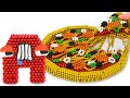 Magnet Alphabet Lore A And SEAFOOD PIZZA