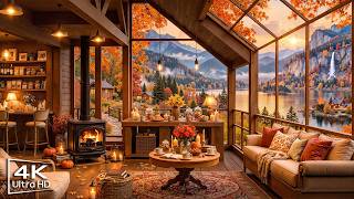 Download lagu Escape to a Cozy Fall Coffee Shop Ambience 🍂 Smooth Jazz Instrumental Music for Relaxing & Studying mp3