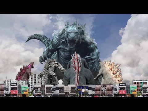 Godzilla Earth vs Godzillas  EPIC BATTLE! (PANDY Special for 700K