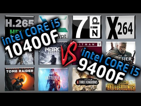 Intel i5 10400F vs Intel i5 9400F Benchmarks – 15 Tests 🔥