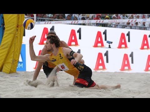 Nationalteam Ehlers/Flüggen nach ihrem Viertelfinalaus in Wien