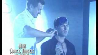 Derek Liontis in an extreme LIVE singing & fashion show @ SPACE ANGELS by WELLA