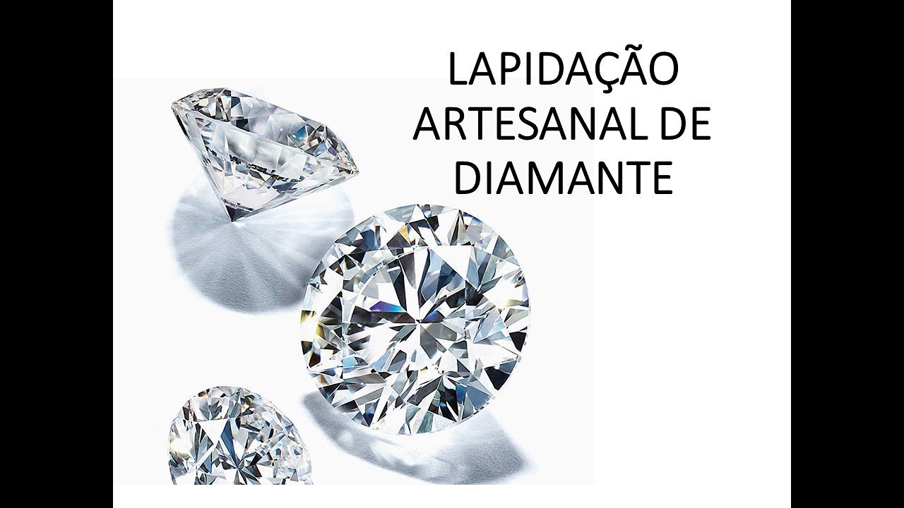 Lapidação artesanal diamante