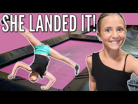 She Lands Her Aerial for the Very First Time | She's Finally Got It!