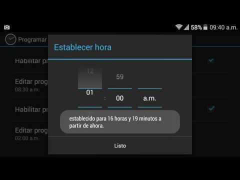 Programar Encendido Y Apagado automático BQ Aquaris E5
