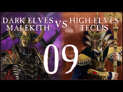 CHARIOTS OF DOOM - Malekith vs Teclis (Head to Head) - Total War: WARHAMMER II - Ep.09!