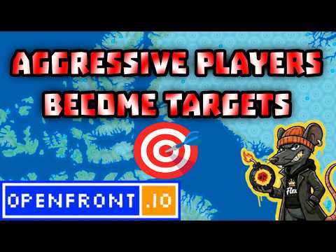 OpenFront 40 Player Northwest Passage Gameplay