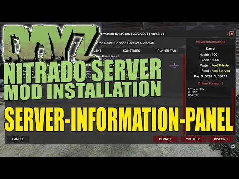 Server-Information-Panel auf Nitrado-Server installieren - DayZ Server Mod | ⭐ 99DEZIBEL-TUTORIAL ⭐