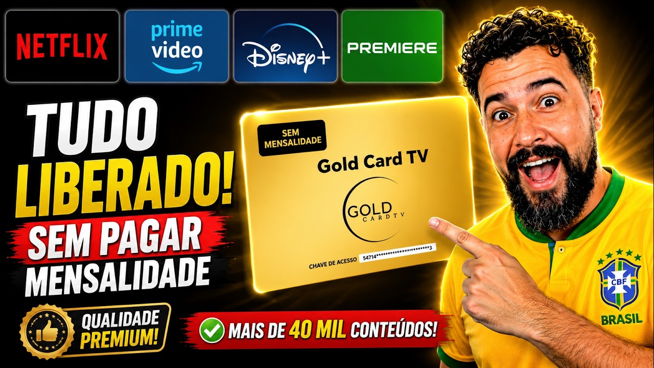 🔥 GOLD CARD TV FUNCIONA MESMO? TESTEI E ME SURPREENDI!