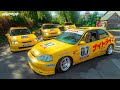 KANJO STYLE LIVERY ON OUR CHEAP HONDA CIVICS Nightride