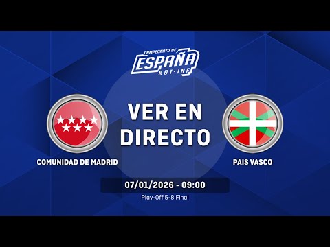 COMUNIDAD DE MADRID vs PAIS VASCO | Play-Off 5-8 | Final | CESA Cadete Femenino