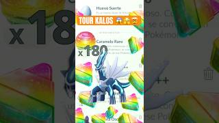 Lo mejor del TOUR KALOS 2026 🤩 | Pokémon GO  #pokemon DIALGA lvl 44 rare candy ++