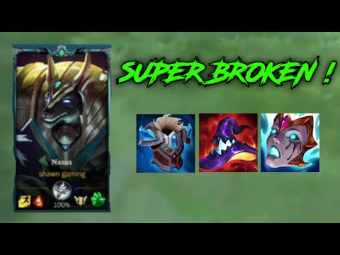NASUS USERS MUST TRY THIS NEW BUILD SUPER BROKEN !