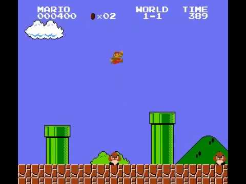 (25.02 sec ) SMB1 Beat 1-1 as Fire Mario speedrun / Possible L+R