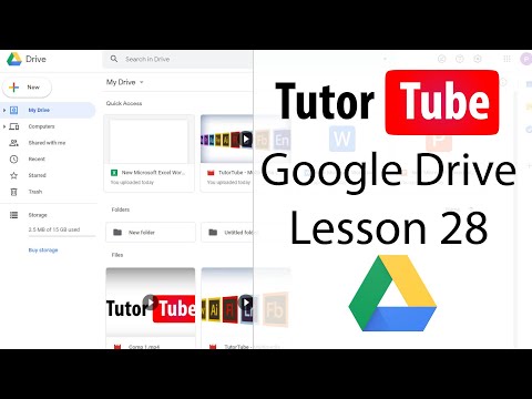 Google Drive Tutorial 28 Sharing Files from Desktop App