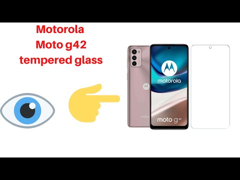 Motorola Moto G42 Tempered glass Screen Protector | How to apply screen guard