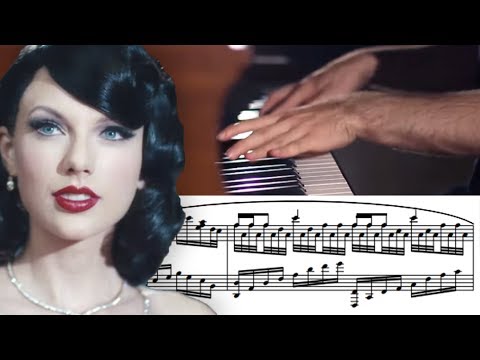 Taylor Swift - Wildest Dreams Advanced Piano Solo with Sheet Music