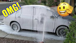 I impressed myself with this SOFIPE Foam Cannon Kit - TEST and review #founditonamazon
