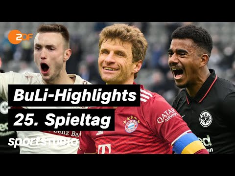 Alle Spiele, alle Tore | Bundesliga, 25. Spieltag 2021/22 | sportstudio