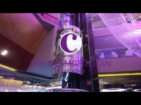 Cylindrical MEI Hydraulic Elevator #2 - Chandelier Bar at Cosmopolitan - Las Vegas, NV