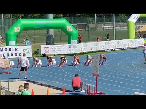 Małgorzata Domagała 100m finał, 29. Ogólnopolskie Zawody LDK! Sieradz 2022, 23.06.2022