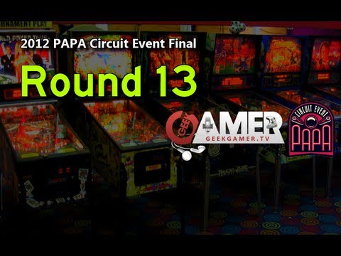 PAPA Pinball - Round 13 - 2012 PAPA Circuit Final