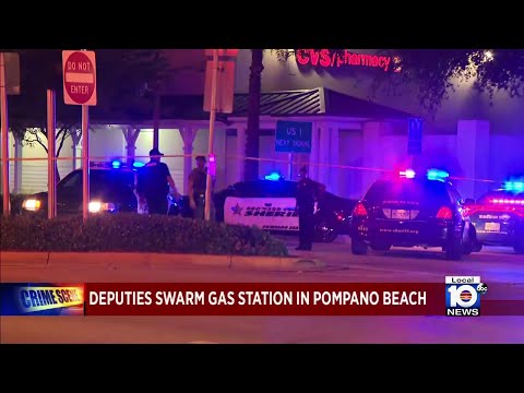 Heavy police presence spotted in Pompano Beach