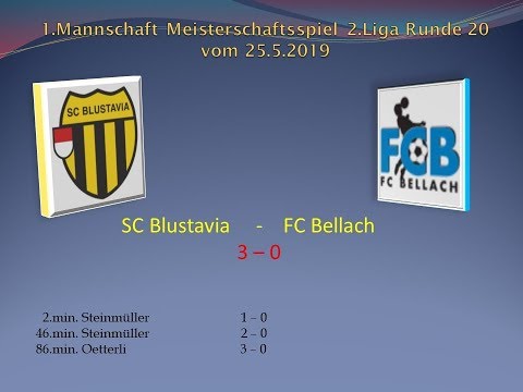 1.Mannschaft Meisterschaft 2.Liga SC Blustavia - FC Bellach