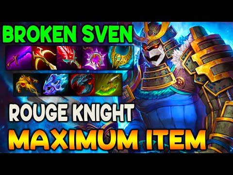 BROKEN CARRY ROUGE KNIGHT - MAXIMUM ITEM - INTENSE BATTLE - DOTA 2 GAMEPLAY