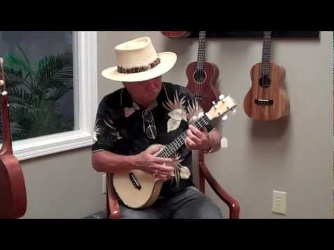 Uncle Wally plays Pennies From Heaven on his Ohana TK-75CG