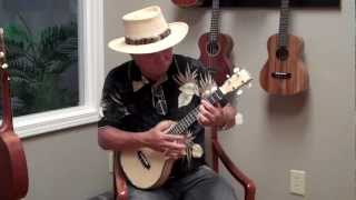 Uncle Wally plays Pennies From Heaven on his Ohana TK-75CG