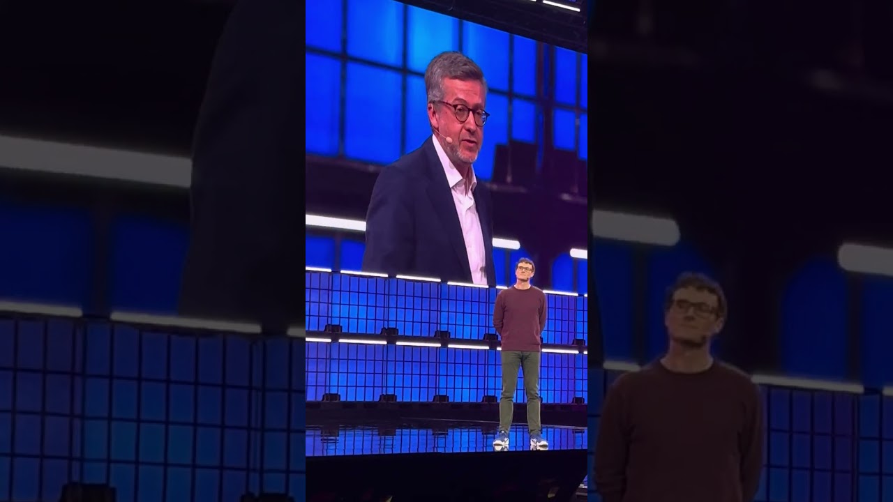 Carlos Moedas na abertura da Web Summit